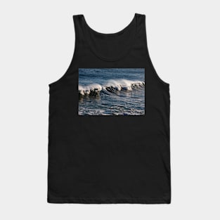 White horses and spray Tank Top